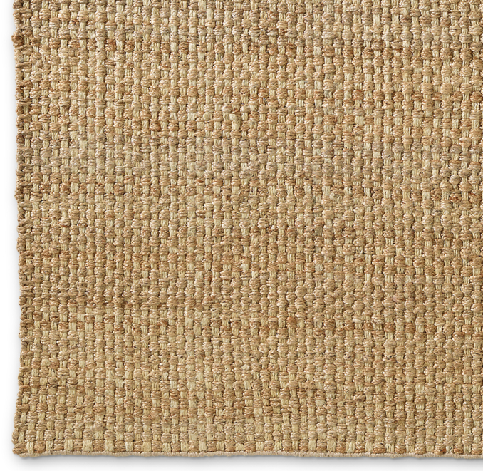 TwoTone Basket Weave Jute Rug Swatch