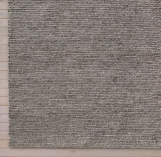 Shaded Loop Rug Swatch - Mocha