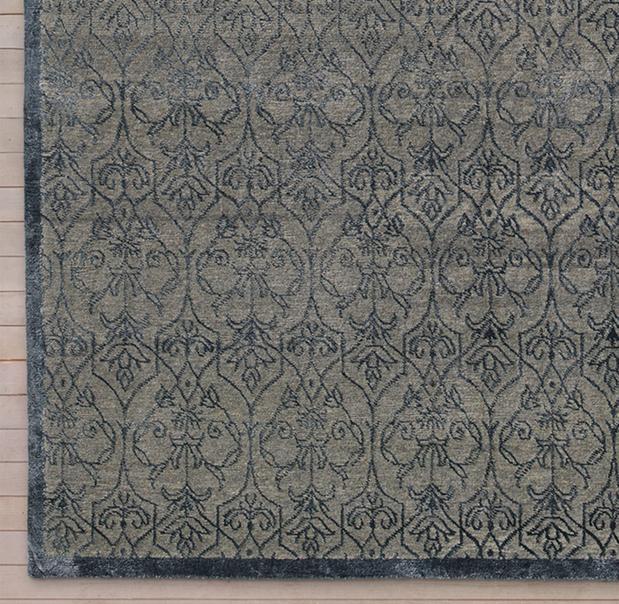 Palla Rug Swatch - Grey/Dark Grey
