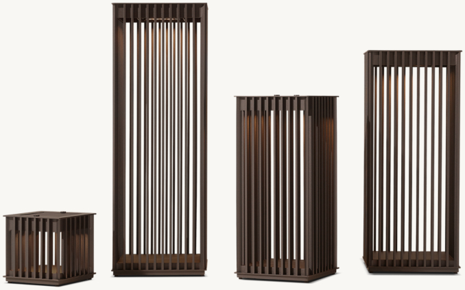 Sizes (left to right) A, D, B and C shown in Bronze.