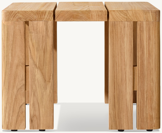 Matira Teak Square Side Table