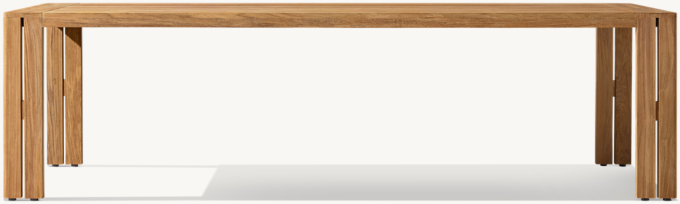 Matira Teak Rectangular Dining Table