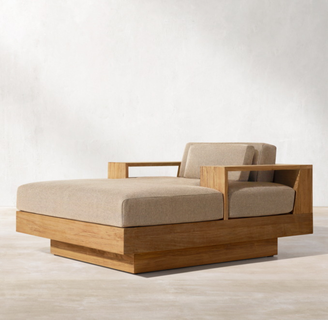 Cape Town Teak Chaise Cushions