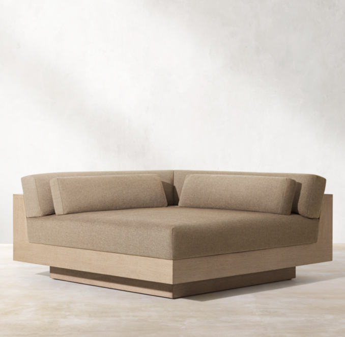 Cape Town Teak Corner Daybed