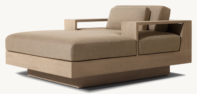 Cape Town Teak Chaise 
