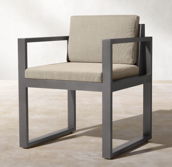 Cape Town Aluminum Armchair