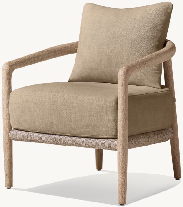 Evia Teak Lounge Chair 