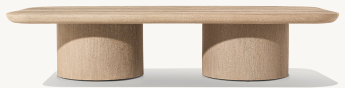 Oslo Teak Rectangular Coffee Table