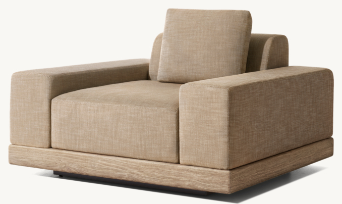Cortona Teak Swivel Lounge Chair
