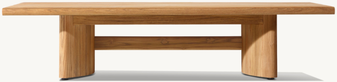 Trieste Teak Rectangular Coffee Table