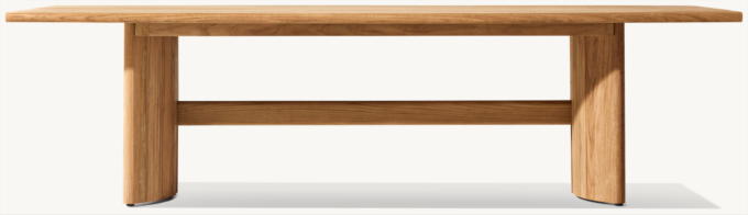 Trieste Teak Rectangular Dining Table