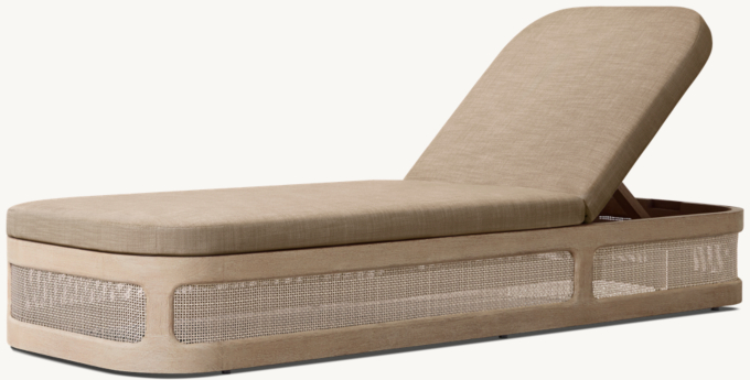 Trieste Teak Chaise 