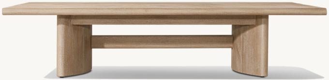 Trieste Teak Rectangular Coffee Table