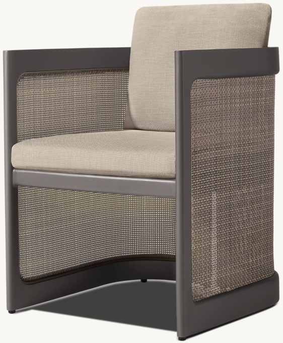 Trieste Aluminum Armchair 