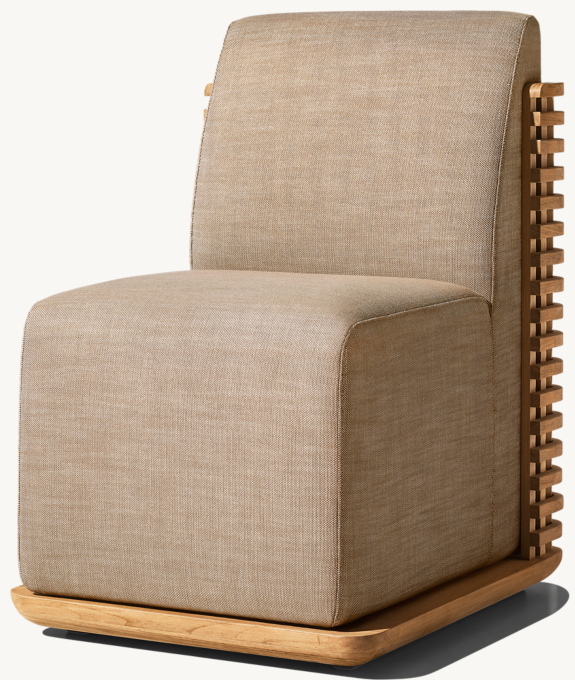 Trelica Teak Dining Side Chair 