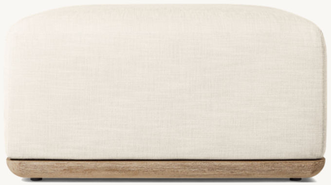 Trelica Teak Modular Ottoman