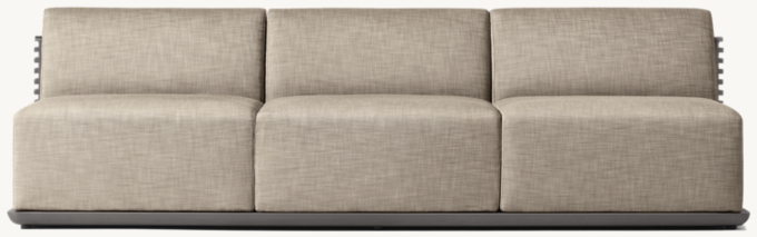 Trelica Aluminum Sofa 