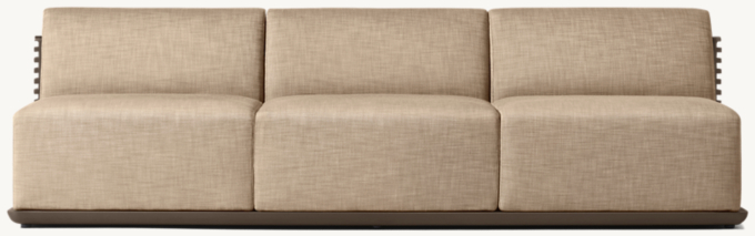 Trelica Aluminum Sofa 