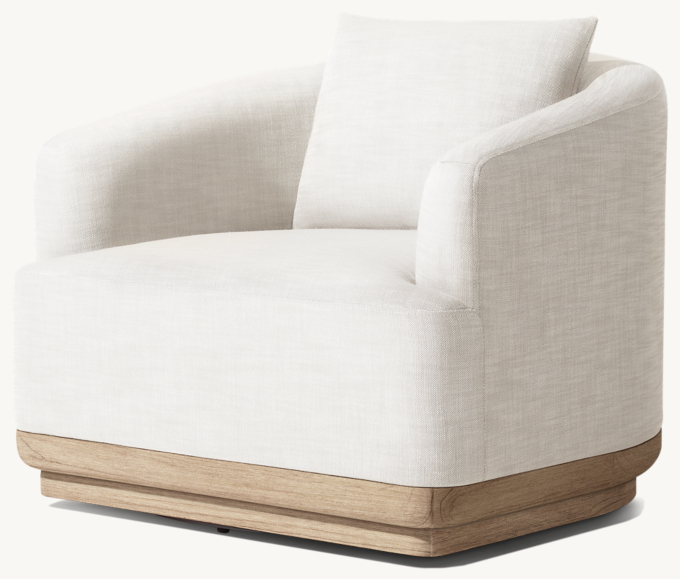 Oslo Teak Swivel Lounge Chair