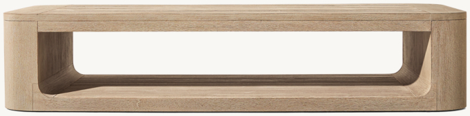 Oslo Open Teak Rectangular Coffee Table