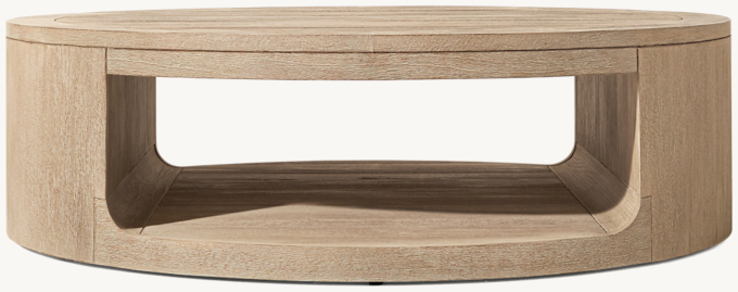 Oslo Open Teak Round Coffee Table