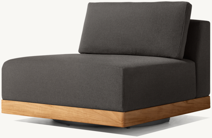 Santos Teak Swivel Lounge Chair