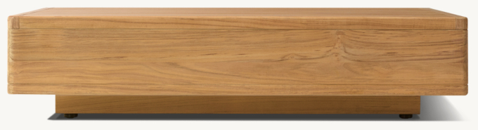 Santos Teak Rectangular Side Table