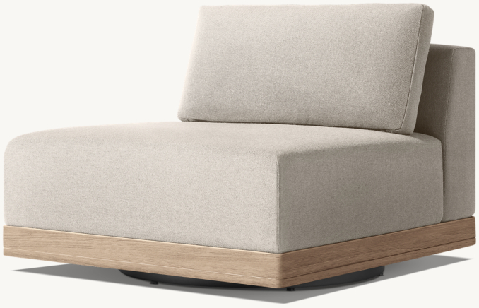 Santos Teak Swivel Lounge Chair