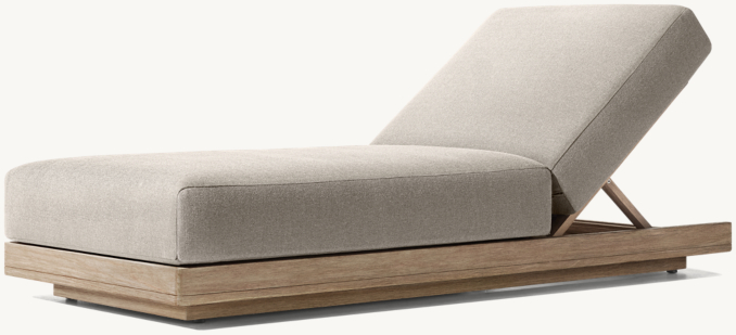 Santos Teak Chaise