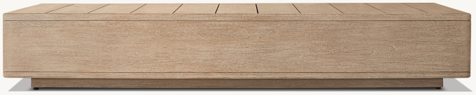 Santos Teak Rectangular Coffee Table
