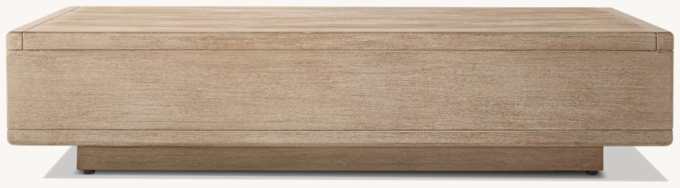 Santos Teak Rectangular Side Table