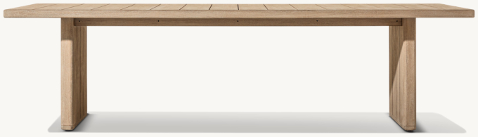 Santos Teak Rectangular Dining Table