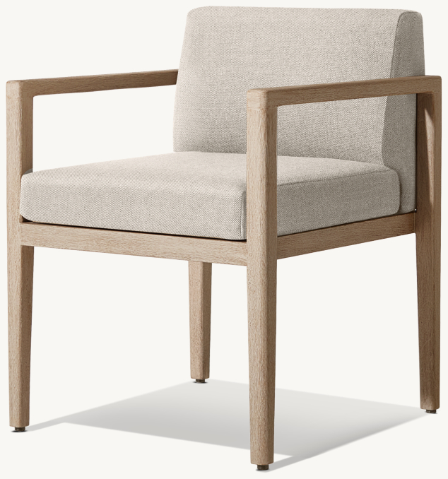 Santos Teak Dining Armchair Frame