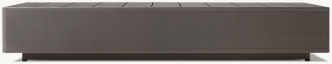Santos Aluminum Rectangular Coffee Table
