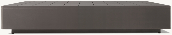 Santos Aluminum Square Coffee Table