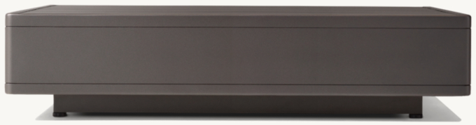 Santos Aluminum Rectangular Side Table