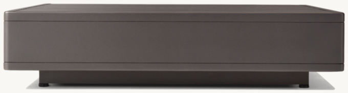 Santos Aluminum Square Side Table