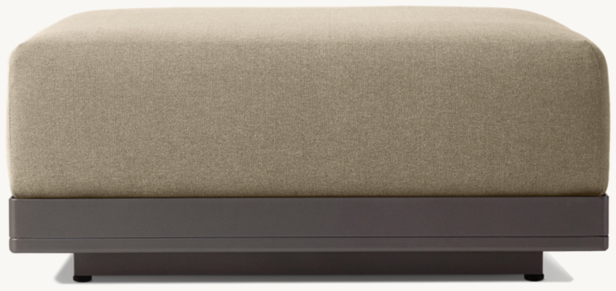 Santos Aluminum Modular Ottoman