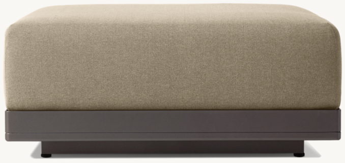Santos Aluminum Modular Ottoman