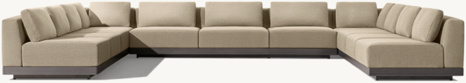 Santos Aluminum Modular Customizable Sectional