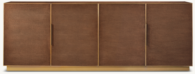 Cela Shagreen Panel 4-Door Sideboard