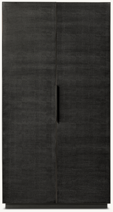 Cela Shagreen Panel Double-Door Cabinet