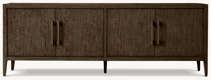 Restoration hardware store console cabinet