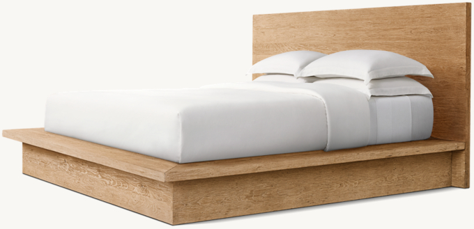 Reclaimed Oak Platform Bed 