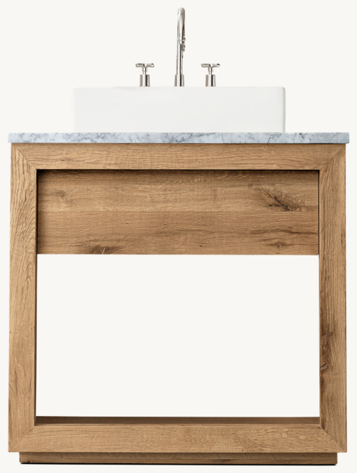 Reclaimed Oak Single Washstand 