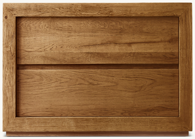 Reclaimed Oak Closed Nightstand