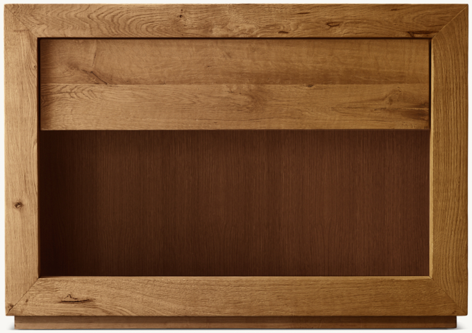 Reclaimed Oak Open Nightstand