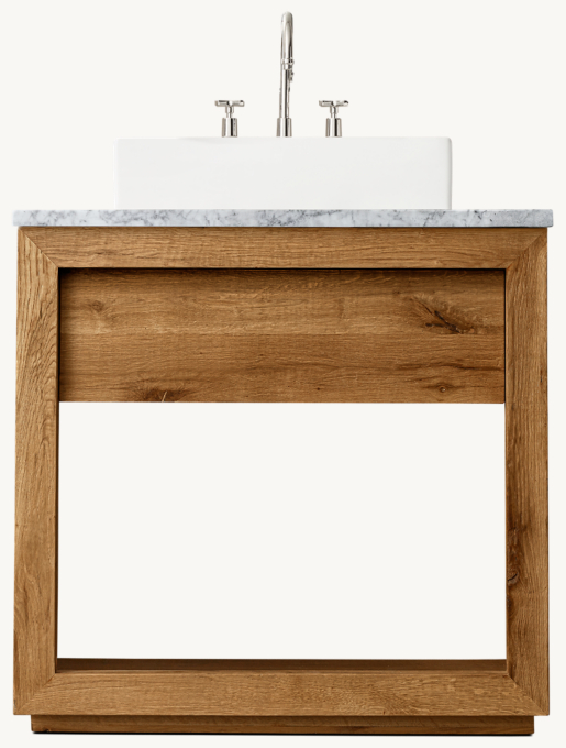 Reclaimed Oak Single Washstand 