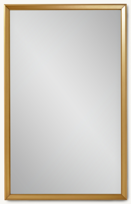 Metal Beveled Inset Medicine Cabinet