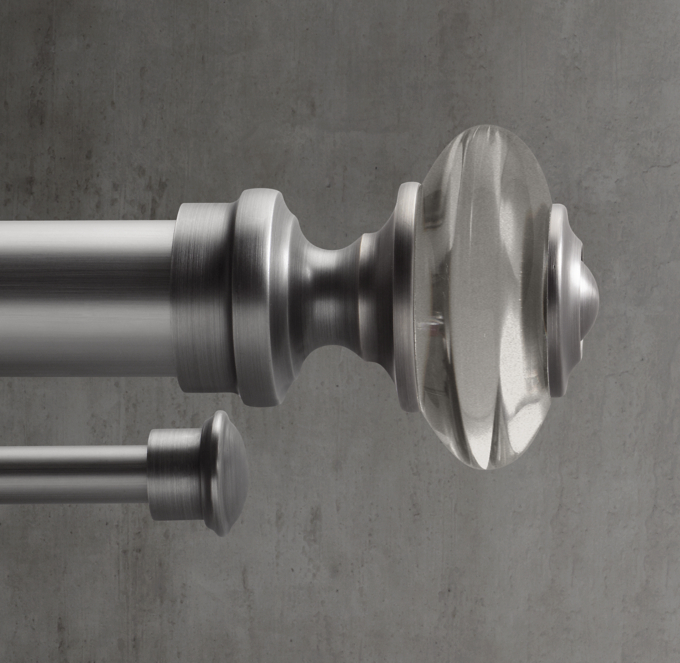 Custom Estate Crystal Knob Finials